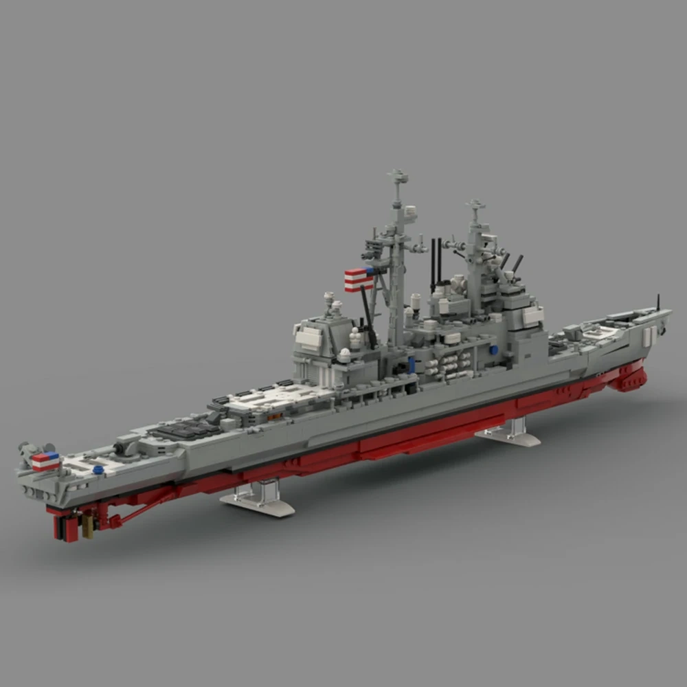 GoBricks MOC 212474 Ticonderoga CG-72 USS Vella Gulf