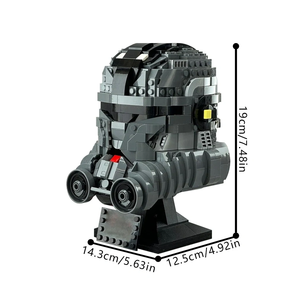 GoBricks MOC 144442 Bad Batch Helmet ECHO