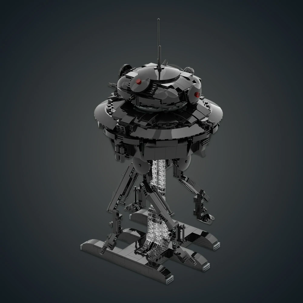 GoBricks MOC A2255 Imperial Probe Droid UCS Scale