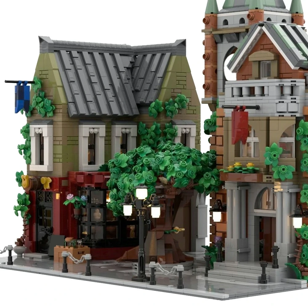 GoBricks MOC 202302 Village Square