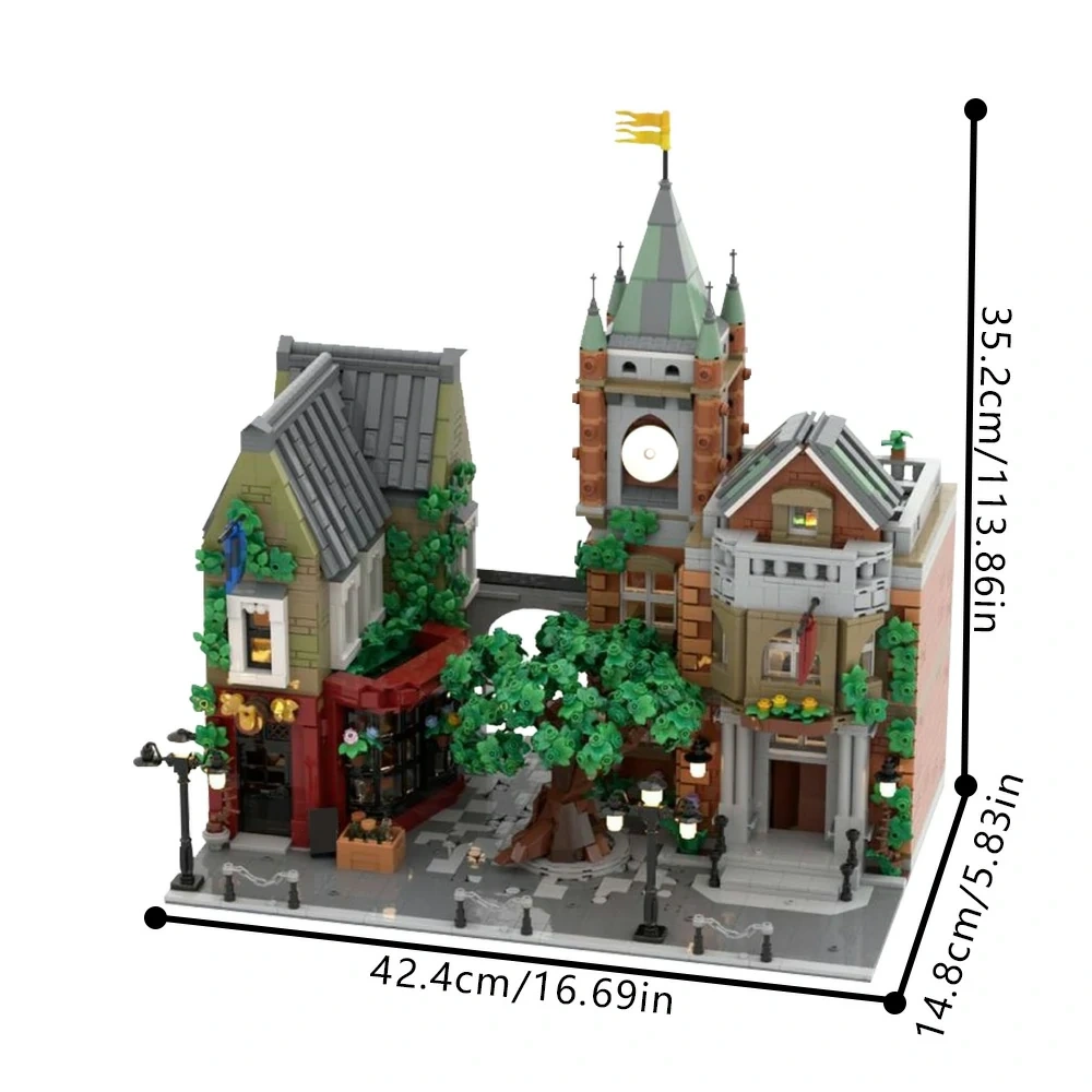 GoBricks MOC 202302 Village Square