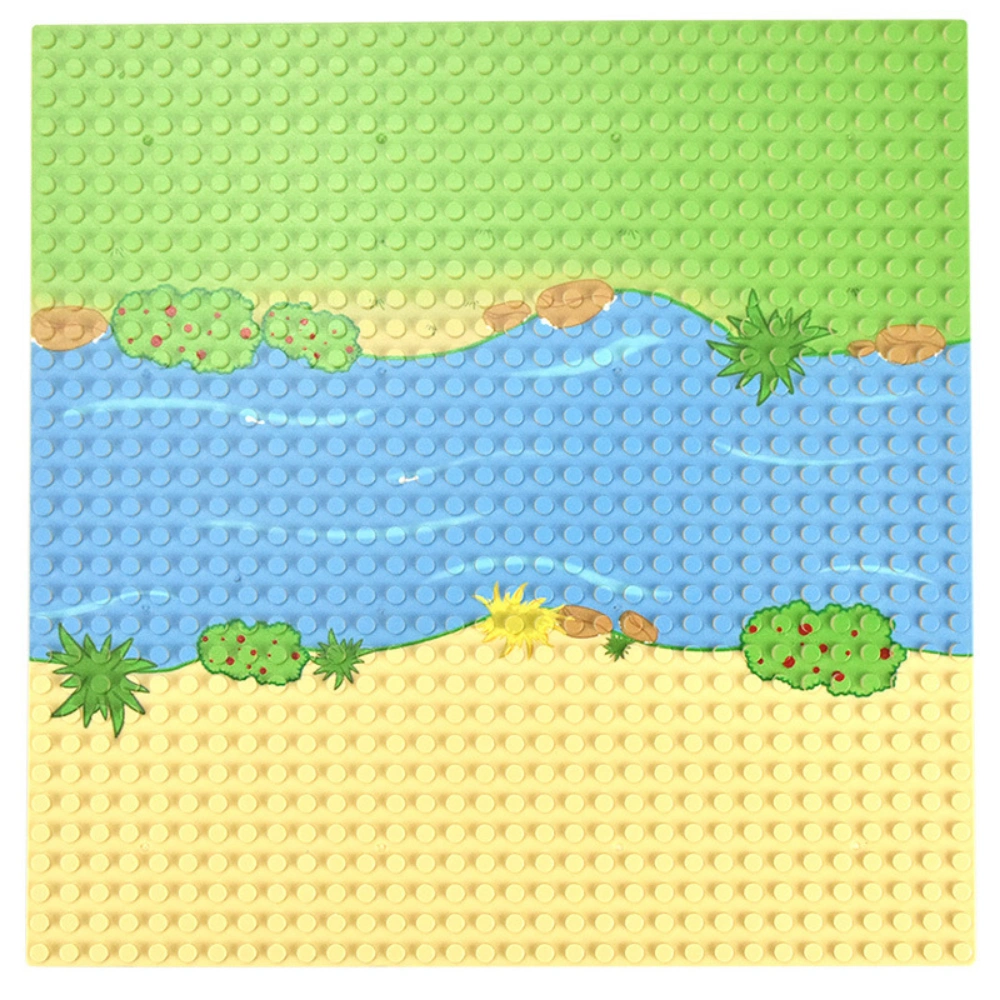 MOC 32x32 Classic Jungle Forest Ocean Building Blocks Base Board