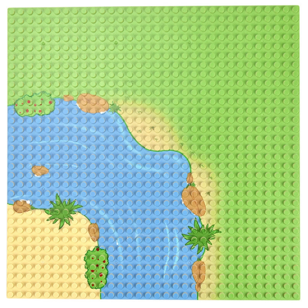 MOC 32x32 Classic Jungle Forest Ocean Building Blocks Base Board