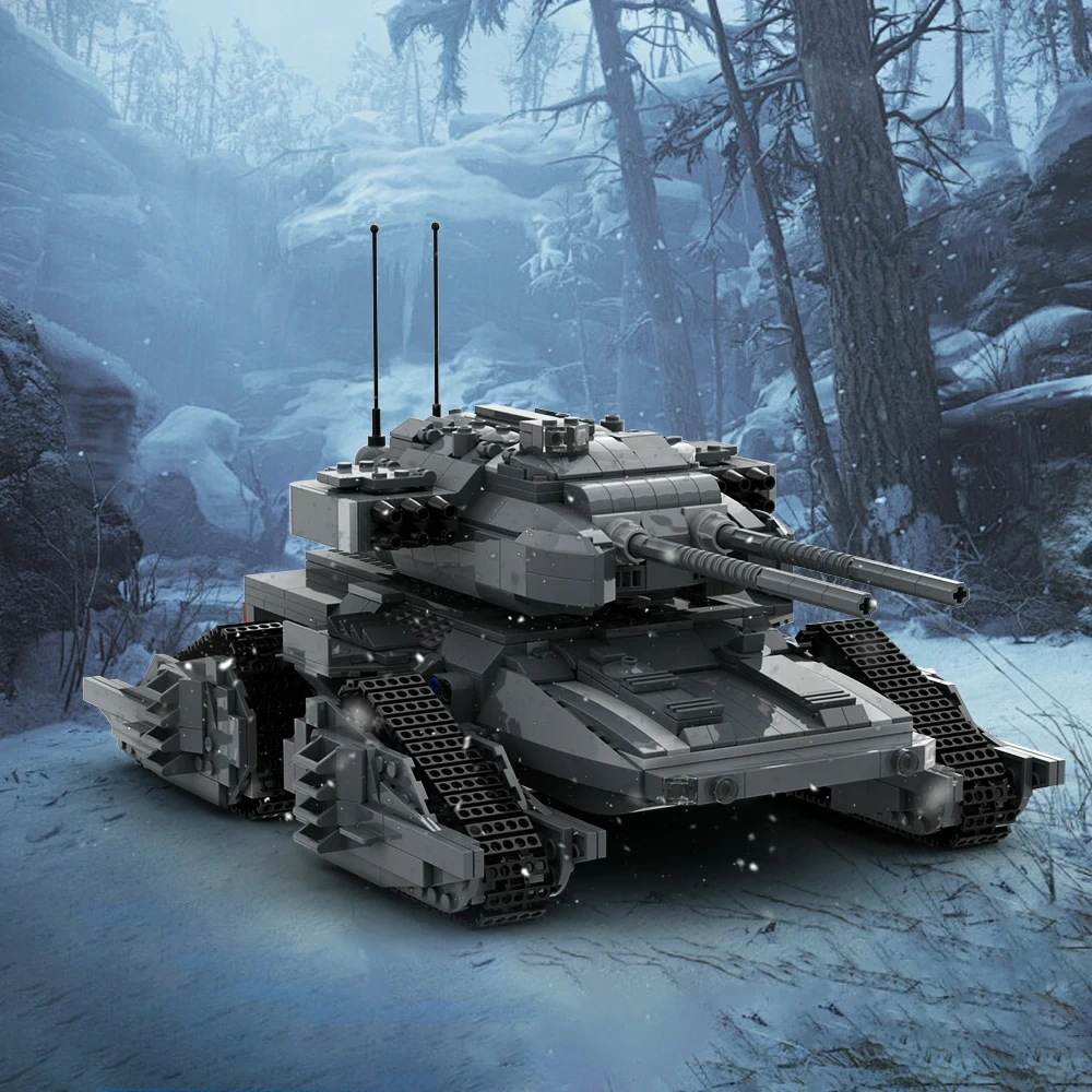 GoBricks MOC 215027 Goliath Futuristic Tank