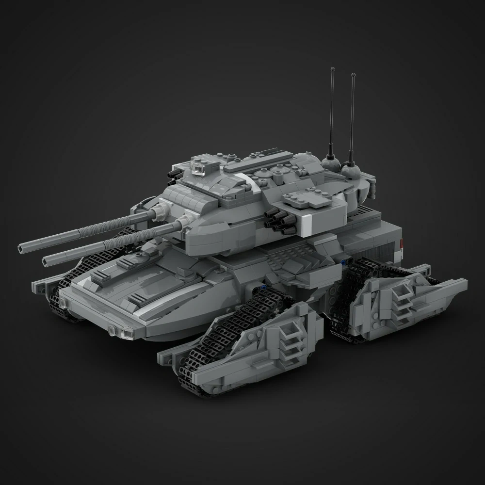 GoBricks MOC 215027 Goliath Futuristic Tank