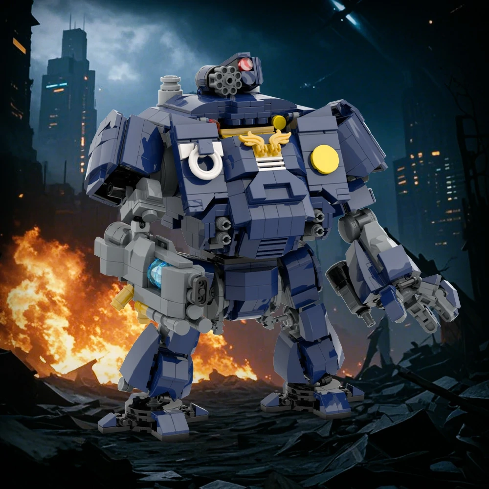 GoBricks MOC 214638 Warhammer 40K Ultramarines Redemptor Dreadnought