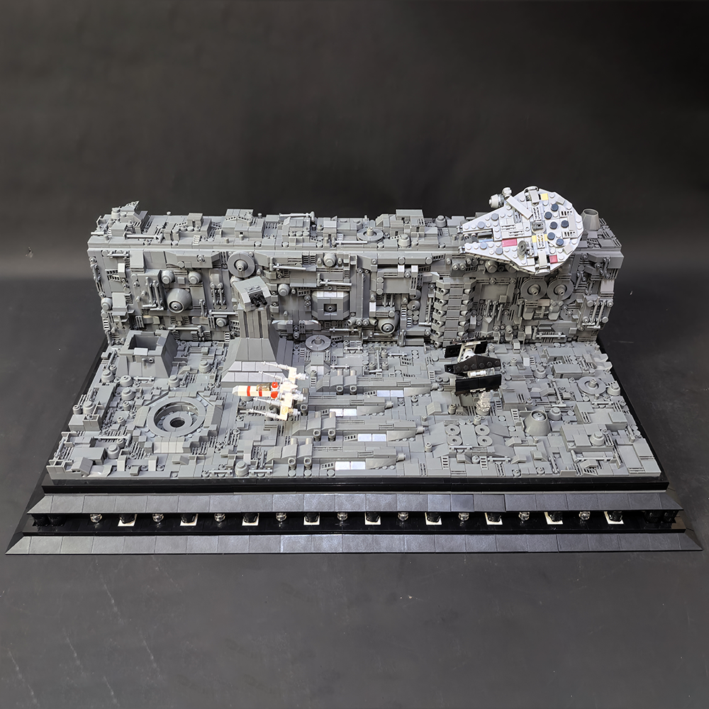 The appearance of studio 00015 the Death Star trench run.