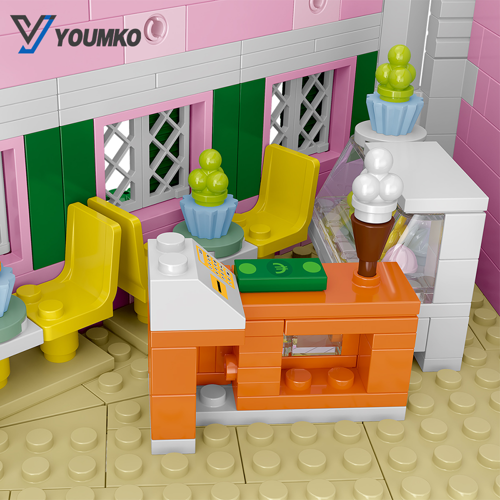 Youmko Italian Street Corner Ice cream shop