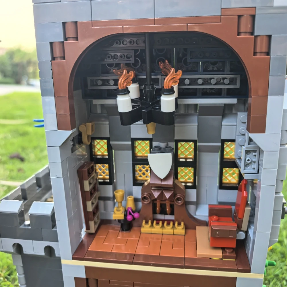 MOC 101775 Black Falcon Knight's Castle 31120 Medieval Castle Alternate Build