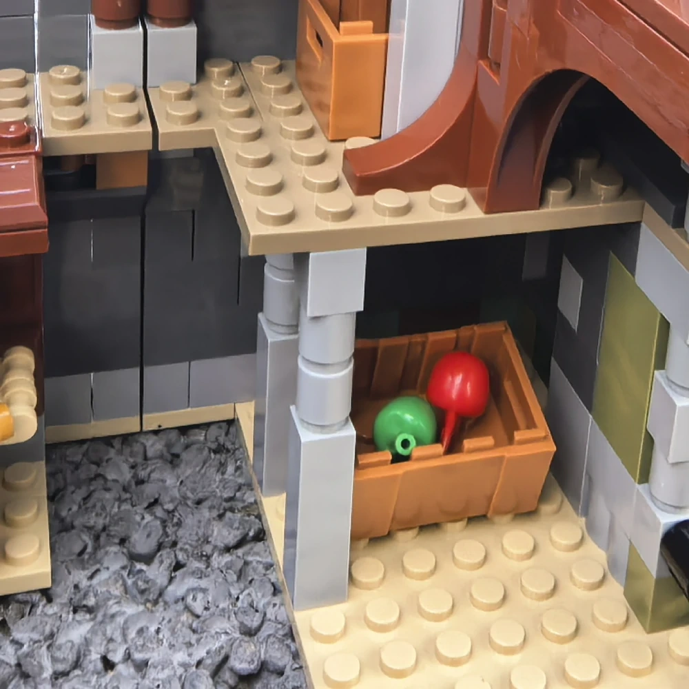 MOC 82242 Medieval Castle II Mod Combining Two 3-in-1 Castles 31120
