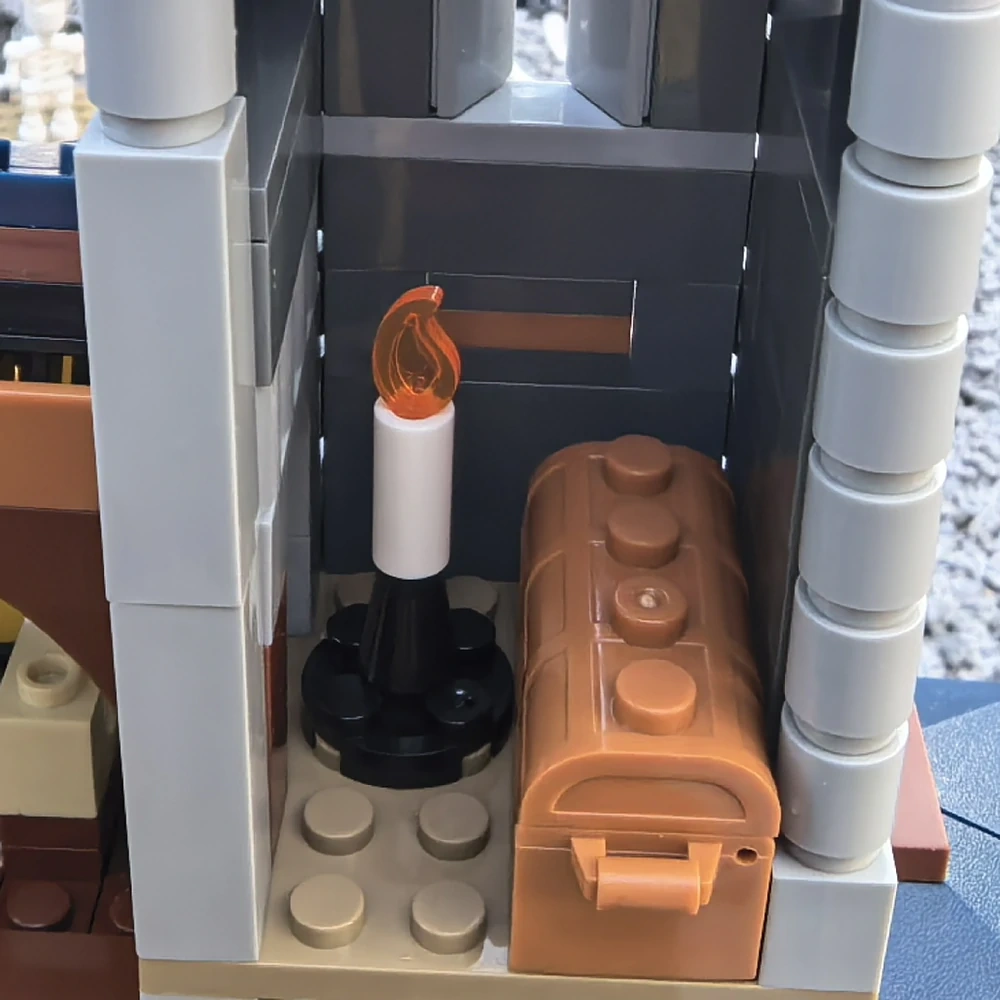 MOC 82242 Medieval Castle II Mod Combining Two 3-in-1 Castles 31120