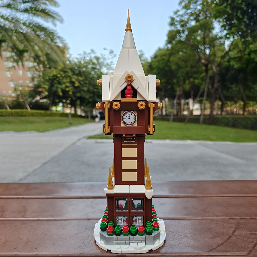 MOC 203594 Paper Christmas Street Clock