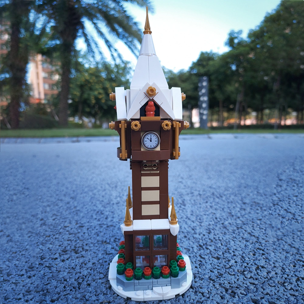 MOC 203594 Paper Christmas Street Clock