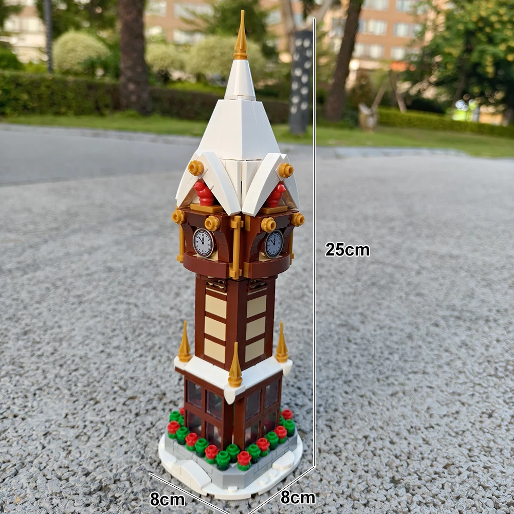 MOC 203594 Paper Christmas Street Clock