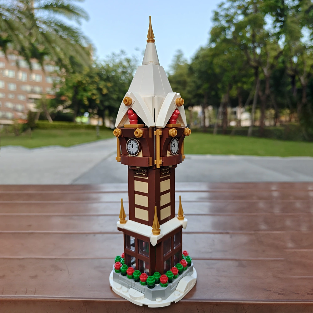 MOC 203594 Paper Christmas Street Clock
