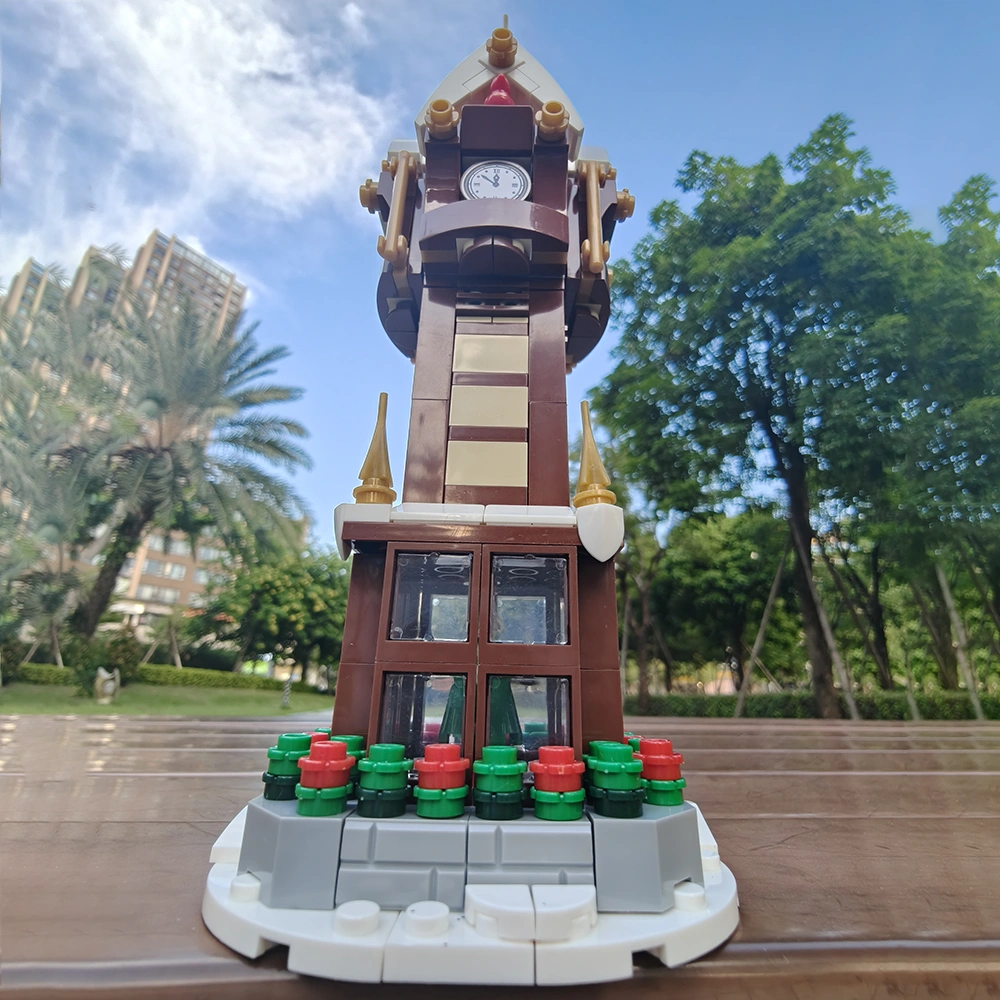 MOC 203594 Paper Christmas Street Clock