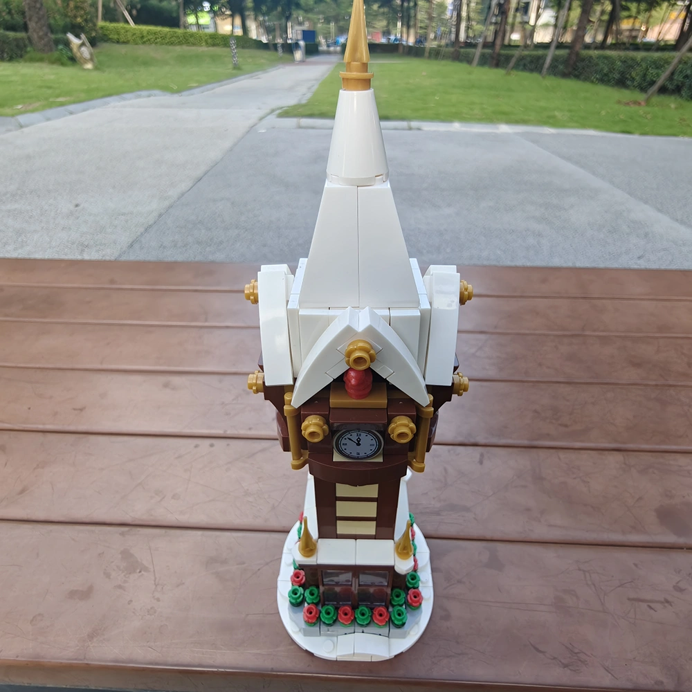 MOC 203594 Paper Christmas Street Clock