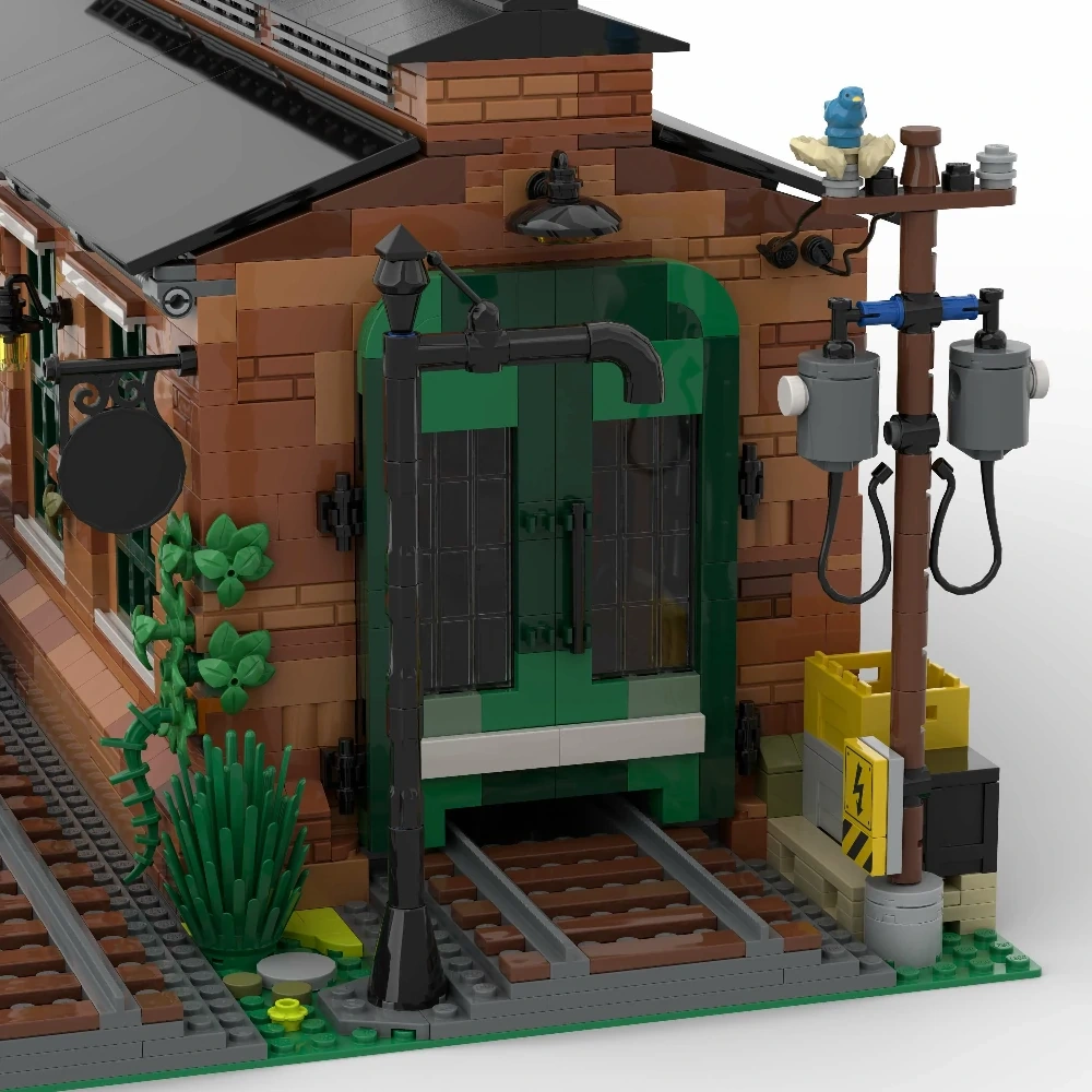 MOC 910033 Old Train Engine Shed