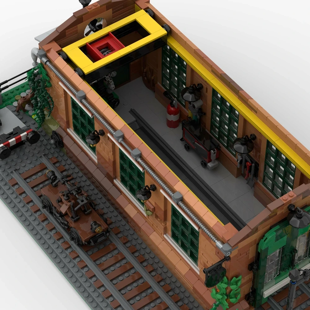 MOC 910033 Old Train Engine Shed