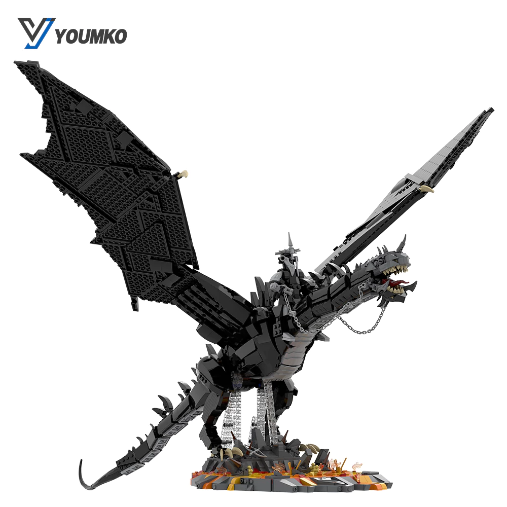 The left side view of Youmko YM011 Fell Beast model.