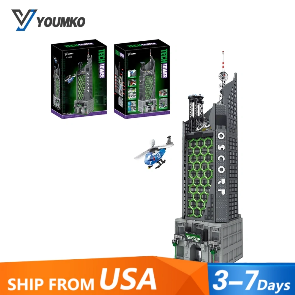 Youmko YM014 Amazing Spider-Man Oscorp Tower US Warehouse Express
