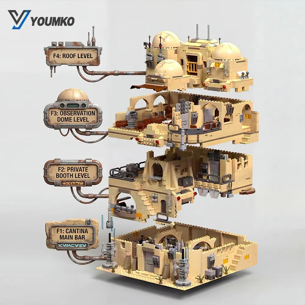 Youmko YM002 Modular Mos Eisley Cantina US Warehouse Express