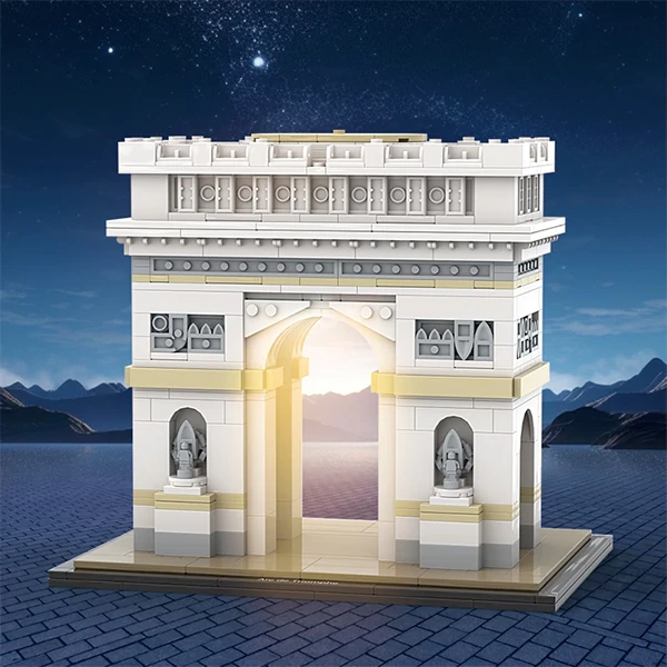 GoBricks MOC F-A0636 Arc de Triomphe Europe Warehouse Express