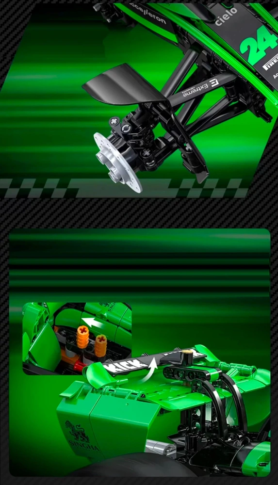 CaDA C64010 KICK SAUBER F1 Team C44 1:8 Technic