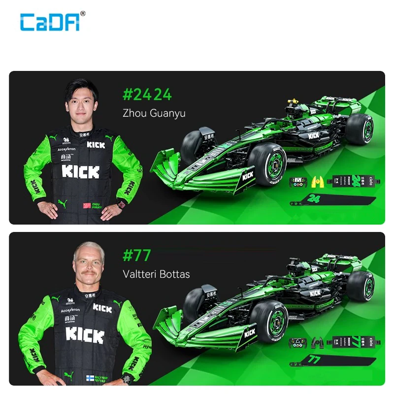 CaDA C64010 KICK SAUBER F1 Team C44 1:8 Technic