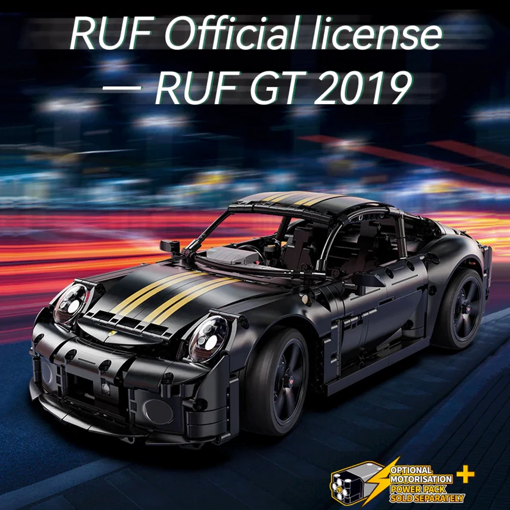 CaDA C63006 RUF GT 2019 Remote-Controlled Sports Car Technic