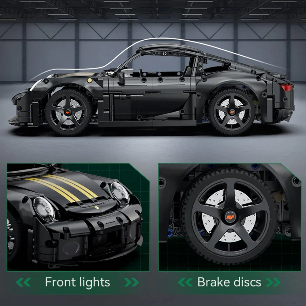 CaDA C63006 RUF GT 2019 Remote-Controlled Sports Car Technic