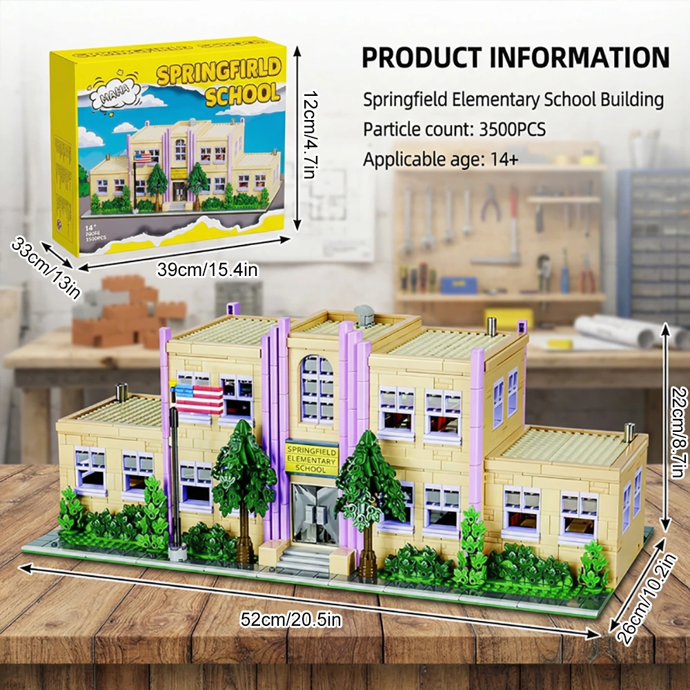 WGC The Simpsons Springfield Elementary School Modular