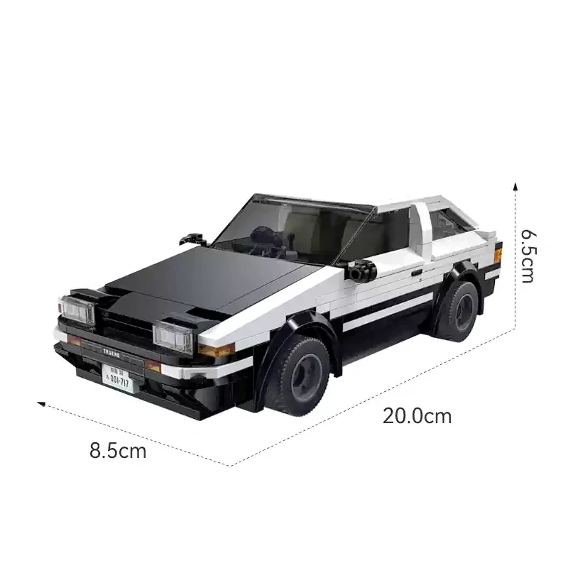 CaDA C51086 Initial D Toyota AE86 TRUENO 1:20 Racers