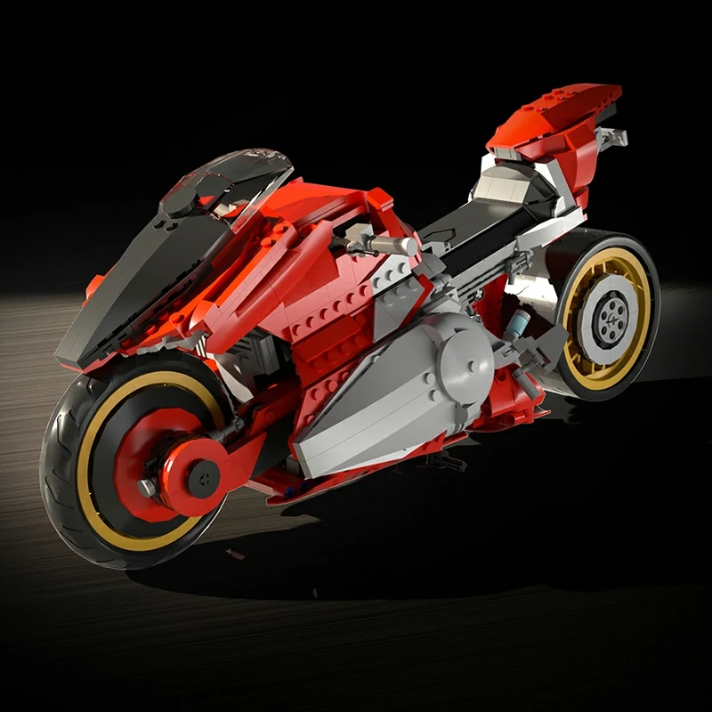 GoBricks MOC 133770 Cyberpunk 2077 Bike