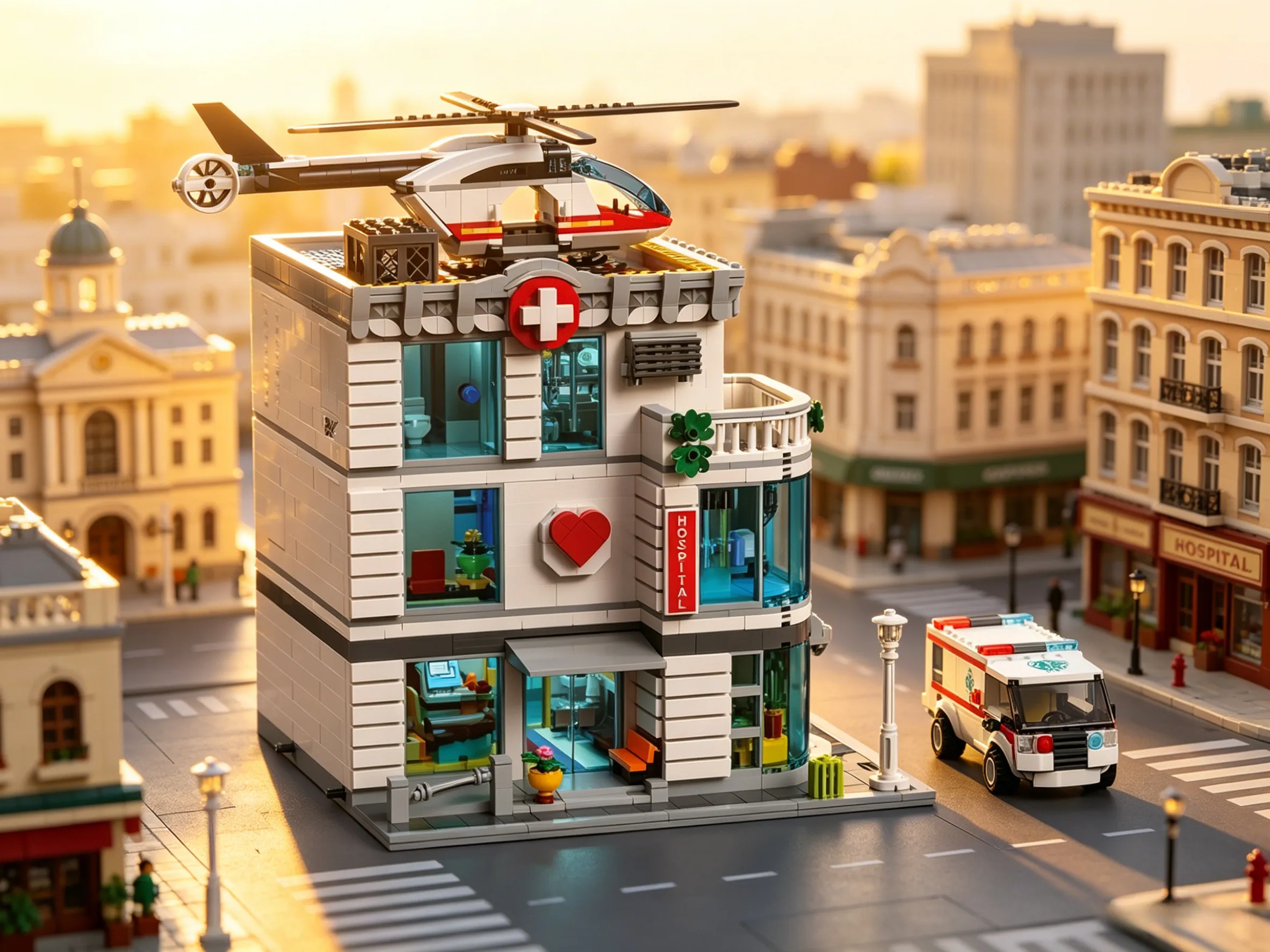 City Emergency! Your Modular Town is Missing this "Land, Sea, and Air" All-in-One Medical Center