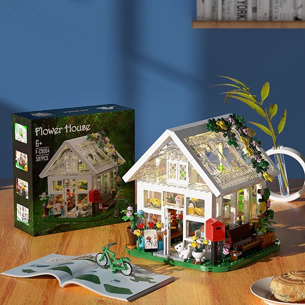 MOC F-C9064 Fairy Tale Town Sunshine Flower House