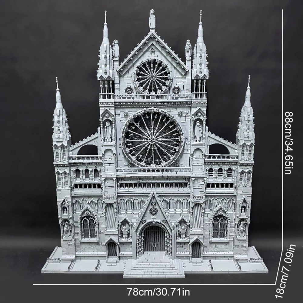 MOC 199891 Gothic Cathedral Façade