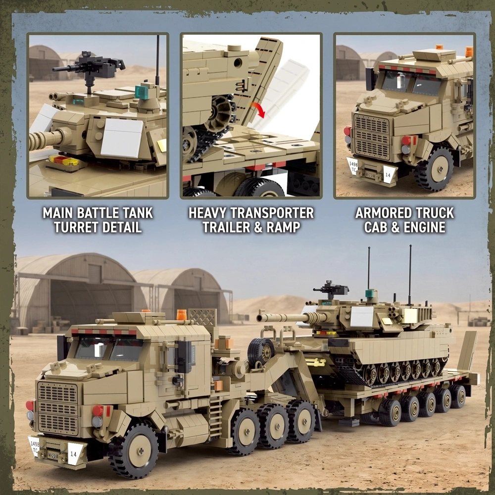 XINGBAO 628015 M1070 Armored Vehicle