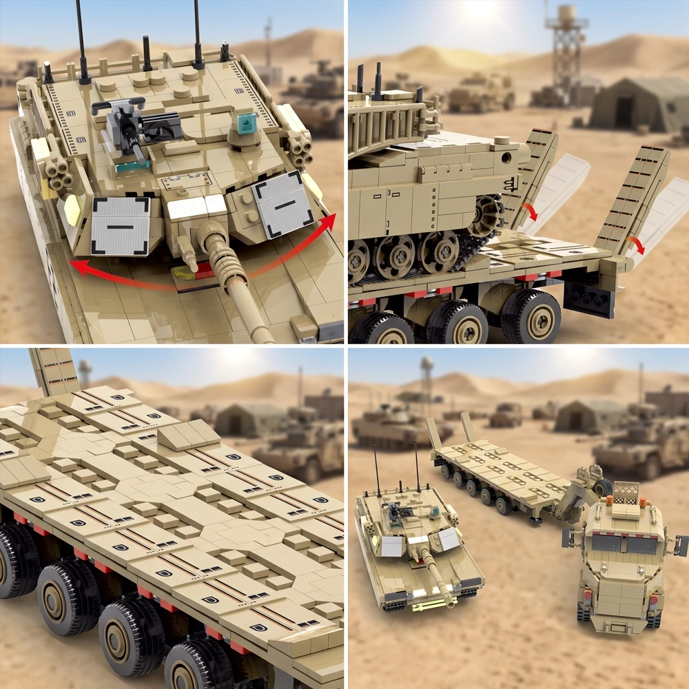 XINGBAO 628015 M1070 Armored Vehicle