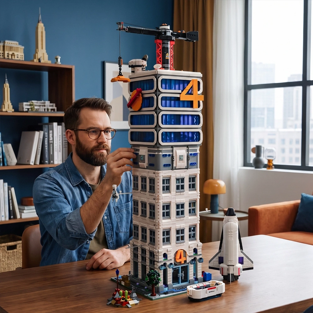 CBOX Fantastic 4 Modular Baxter Building Classic Space Academy