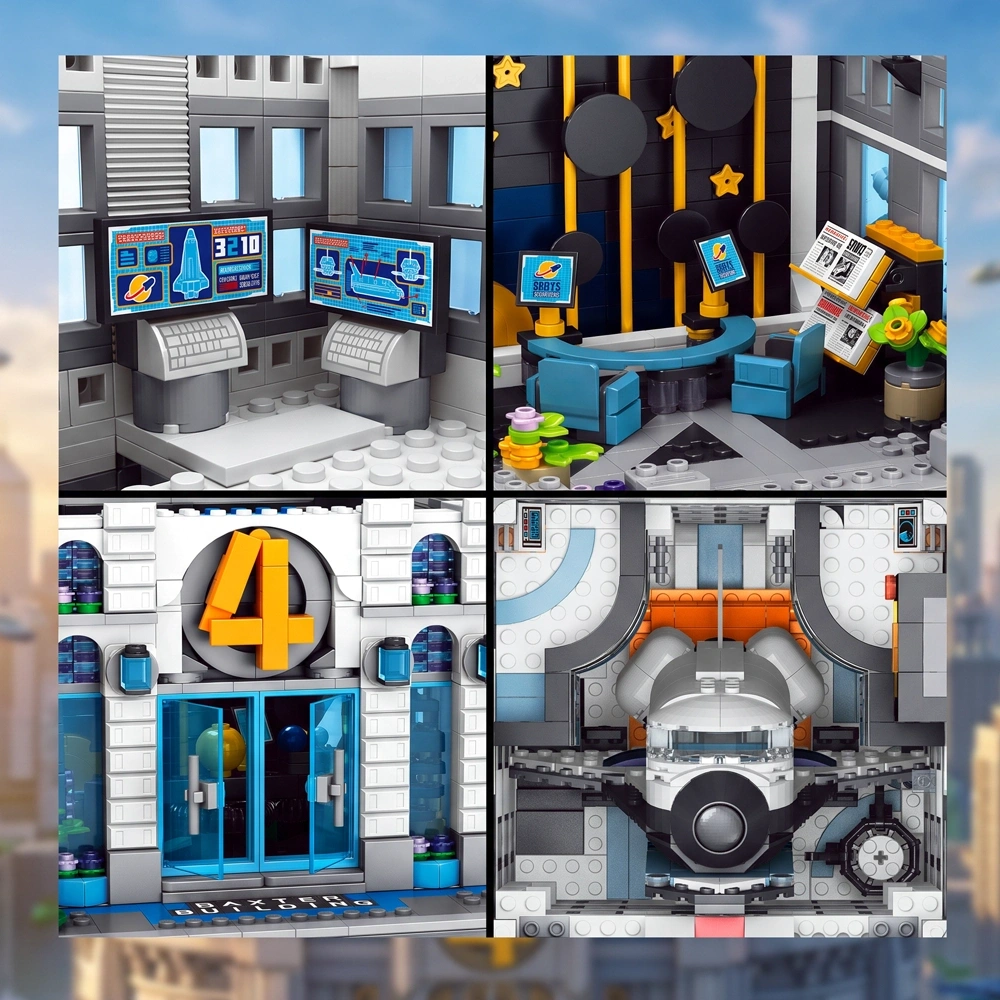CBOX Fantastic 4 Modular Baxter Building Classic Space Academy