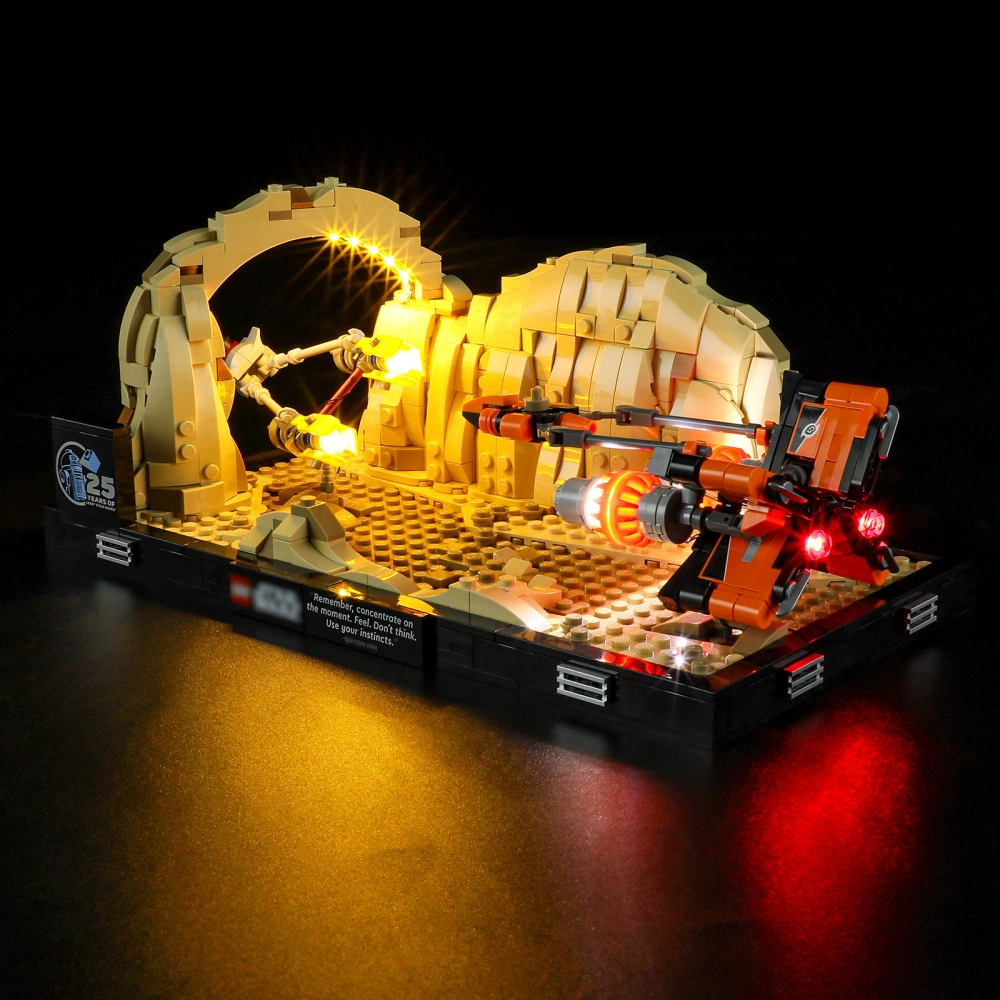 LED Lighting Kit for Mos Espa Podrace Diorama 75380