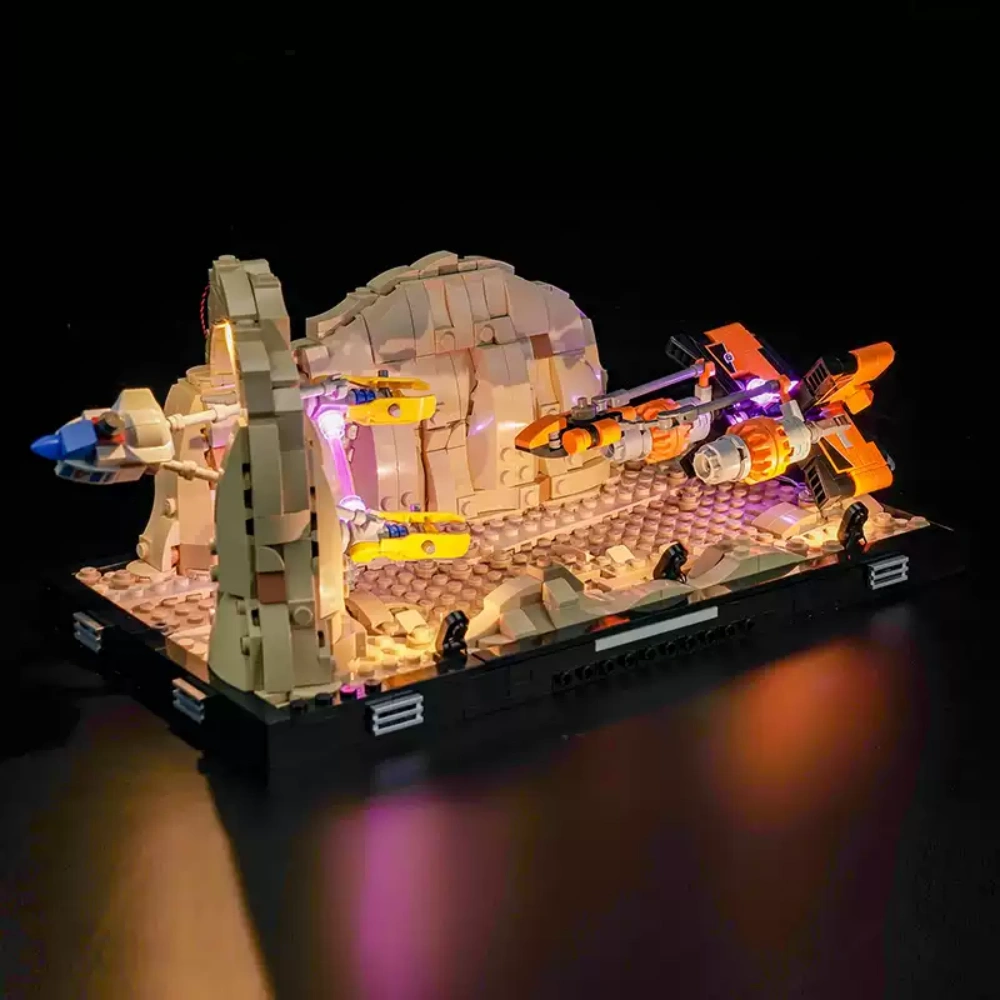 LED Lighting Kit for Mos Espa Podrace Diorama 75380