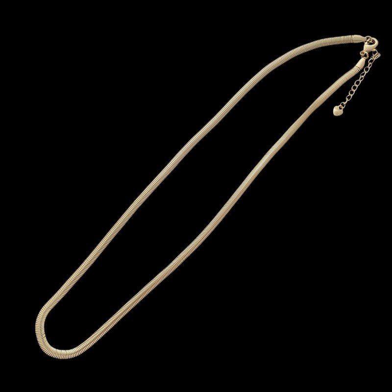 4MM Snake Necklace In 14K - 20 Inch