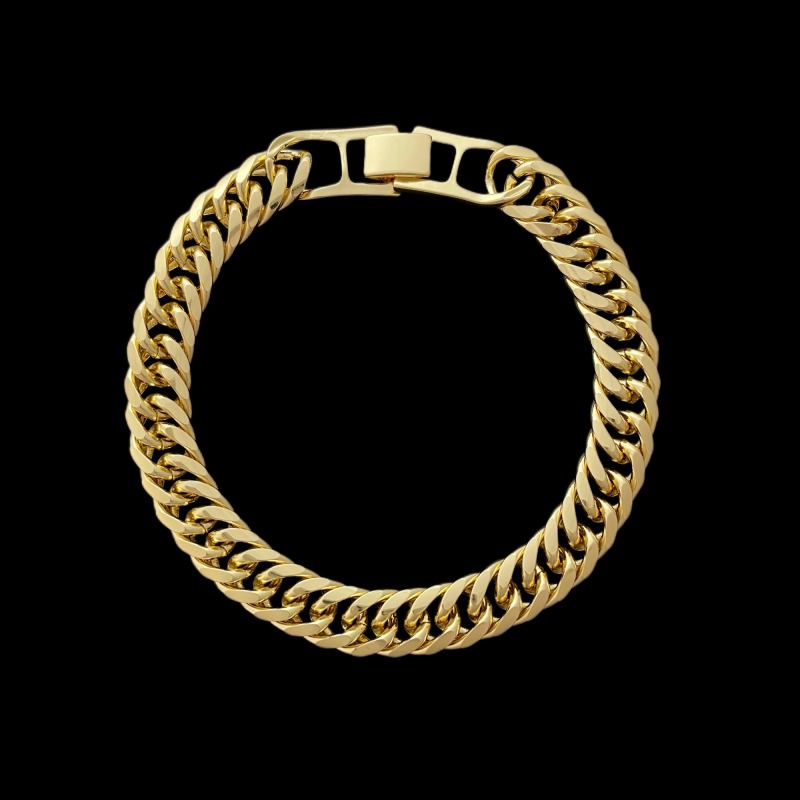 10MM Cuban Bracelet In 14K -  9''