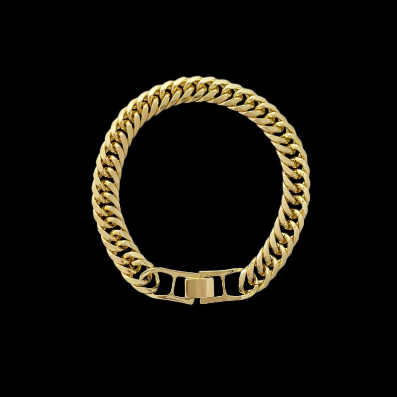 10MM Cuban Bracelet In 14K -  9''