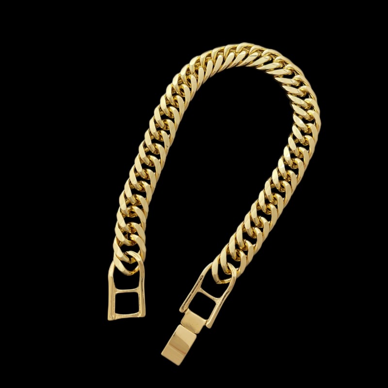 10MM Cuban Bracelet In 14K -  9''