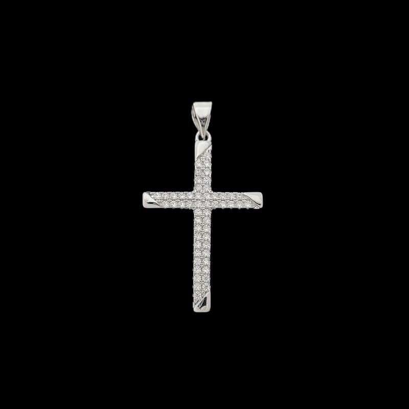 Cross CZ Pendant