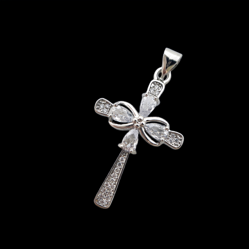 Cross CZ Pendant