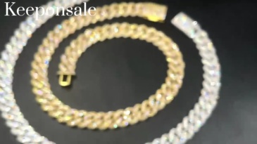 15mm Miami Bubble Cuban Bracelet/Chain